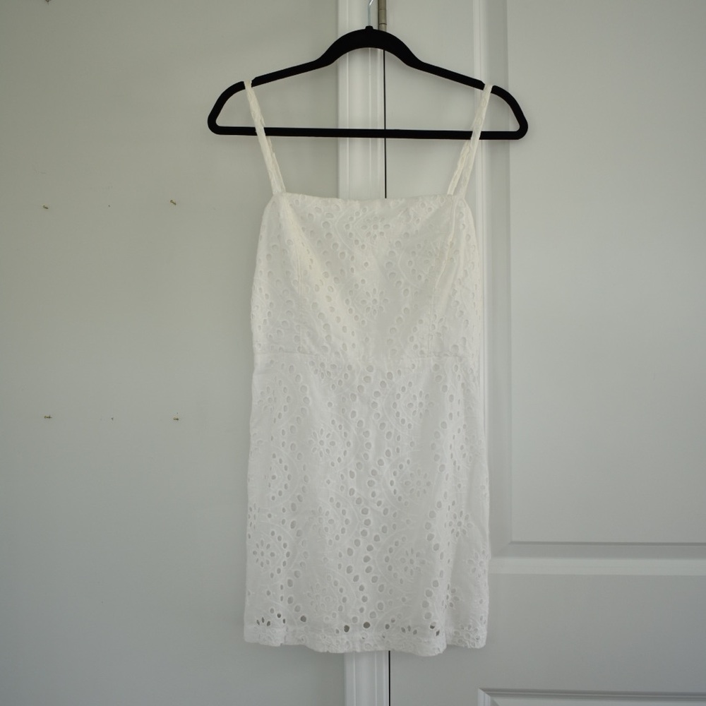 Urban Outfitters Kimchi Blue White Eyelet Dress
